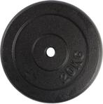 VirtuFit Gietijzeren Halterschijf - 30 mm - 20 kg - Zwart, Sport en Fitness, Fitnessmaterialen, Ophalen, Zo goed als nieuw, Benen