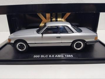Mercedes Benz 500 SLC 6.0 AMG  silvergrey 1985  Kk 1:18 KRD beschikbaar voor biedingen