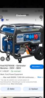 Ford FGT9250E Benzine Generator, Doe-het-zelf en Verbouw, Aggregaten, Ophalen of Verzenden, Nieuw, Minder dan 5 kVA, Benzine