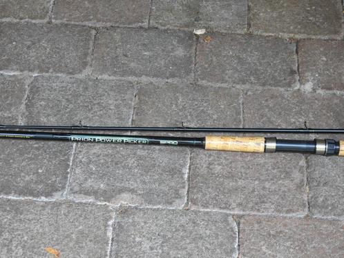 Winkle picker met molen ,  Spro , en albatros, handvat kurk., Watersport en Boten, Hengelsport | Witvissen, Gebruikt, Molen, Ophalen