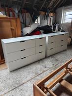 2x Ikea Nordli ladekast met ieder 6 lades, Ophalen, Gebruikt, 100 tot 150 cm, Met lade(s)