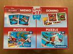 Planes puzzels (2), memory en domino, Kinderen en Baby's, Speelgoed | Kinderpuzzels, 10 tot 50 stukjes, Gebruikt, 2 tot 4 jaar