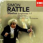 5CD Sibelius: Symphonies 1-7, Violin Concerto / Rattle, Ophalen of Verzenden, Modernisme tot heden, Orkest of Ballet, Boxset
