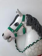 halsterset hobbyhorse / stokpaard donkergroen mix (dg-z-w), Ophalen of Verzenden, Nieuw