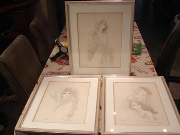 Kunst kopen 3 Mooie Litho's van Bernard Charoy beschikbaar voor biedingen