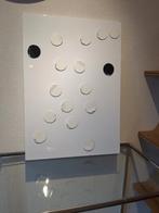 Retro Magneetbord - Zwart Wit Metaal, Ophalen, Gebruikt