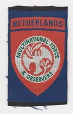 Embleem Kon Marechaussee Multinational Force & Observers, Verzamelen, Ophalen of Verzenden, Marechaussee, Nederland, Embleem of Badge