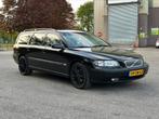 Volvo V70 2.4 5-Cilinder | Rijdt & Schakelt Perfect, Auto's, Volvo, Voorwielaandrijving, 3500 kg, Zwart, Leder en Stof