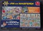 Jan van Haasteren 2x1000St Oud&Nieuw en Fabriek vd Kerstman, Ophalen, 500 t/m 1500 stukjes, Zo goed als nieuw