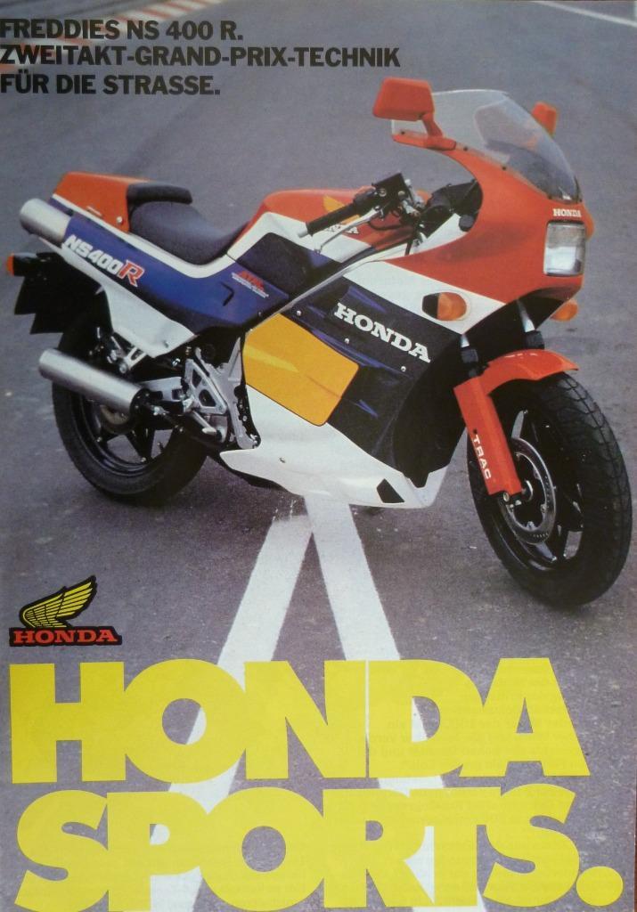 Folder HONDA Sport 1985, Motoren, Handleidingen en Instructieboekjes, Honda, Ophalen of Verzenden