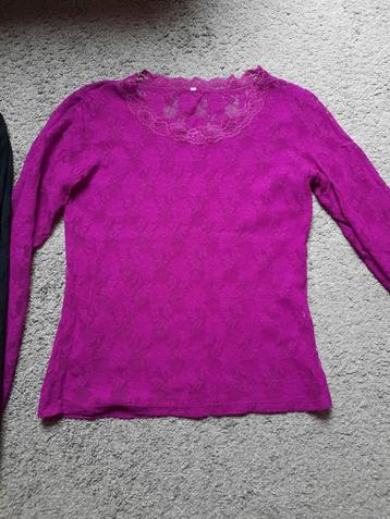 Zgan kanten truitje maat m beschikbaar voor biedingen