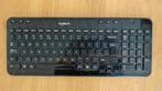 Logitech K360 - Draadloos Toetsenbord, Computers en Software, Toetsenborden, Gebruikt, Multimediatoetsen, Ophalen of Verzenden