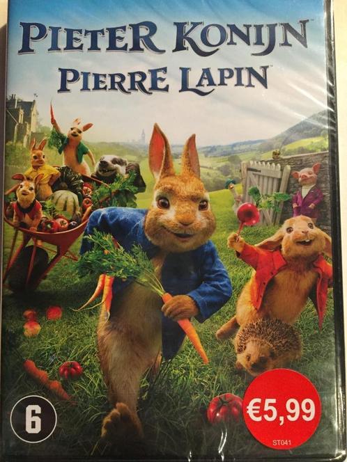 Pieter Konijn (nieuw), Cd's en Dvd's, Dvd's | Tekenfilms en Animatie, Nieuw in verpakking, Amerikaans, Tekenfilm, Vanaf 6 jaar