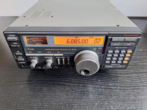 ICOM IC-R72 COMMUNICATIE ONTVANGER (150 KHz. tot 30 MHz.), Telecommunicatie, Zenders en Ontvangers, Zo goed als nieuw, Ontvanger