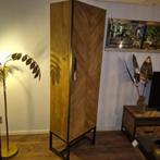 24477 Kast Teak 0,60 m, Ophalen, Met deur(en), Nieuw, 50 tot 100 cm
