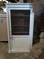Brocante Franse kast met gaasdeur, vliegenkast, Ophalen