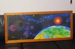 Schilderij 50 bij 117 planeet, Ophalen of Verzenden