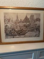 Prent Anton Piek, Antiek en Kunst, Ophalen of Verzenden