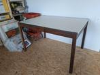 Pastoe Cees Braakman wenge wit uitschuifbare tafel, Huis en Inrichting, Ophalen, Gebruikt, Rechthoekig, 50 tot 100 cm