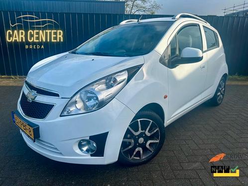 Chevrolet Spark 1.0 Bifuel 2011 Wit AIRCO APK NAVI NAP✅, Auto's, Chevrolet, Bedrijf, Spark, ABS, Achteruitrijcamera, Airbags, Airconditioning