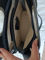 Zwarte leren nette tas z.g.a.n., Ophalen of Verzenden, Zo goed als nieuw, Zwart, Handtas