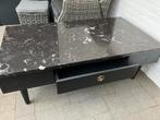 Gratis! Salontafel met marmer-look blad., Huis en Inrichting, Ophalen, Gebruikt, 100 tot 150 cm, 50 tot 100 cm