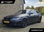 BMW 5-serie 525i*Leder*Kleppensysteem*Nap*APK, Auto's, Achterwielaandrijving, 2497 cc, Zwart, Bedrijf