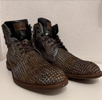 Floris van Bommel exclusieve veterboots pony 8,5H (42 3/4)  beschikbaar voor biedingen