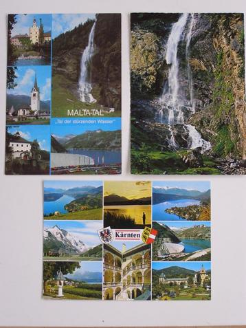 Oostenrijk: Maltatal, Karinthië; waterval / overzichtskaart beschikbaar voor biedingen