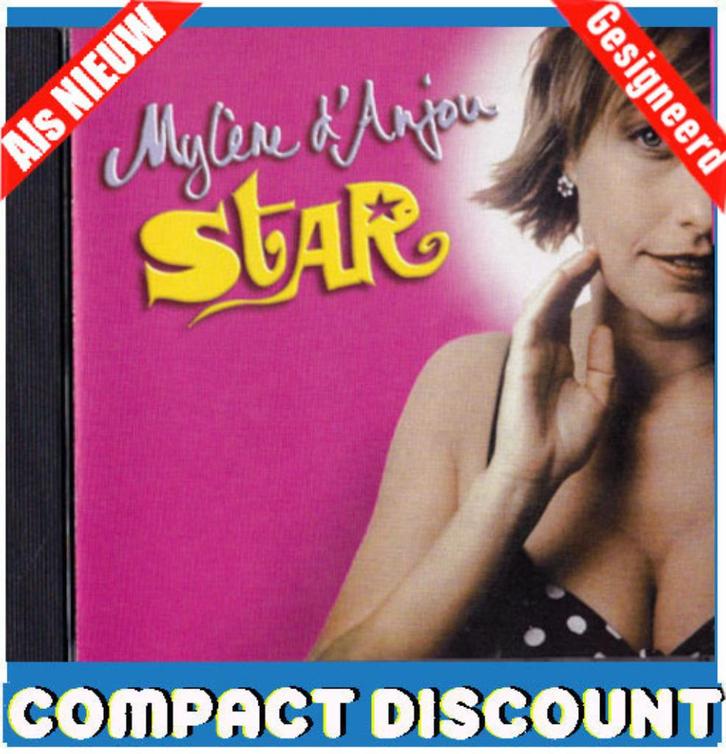 CD Mylène d'Anjou – Star (met Jeroen Zijlstra) NW gesigneerd, Cd's en Dvd's, Cd's | Nederlandstalig, Zo goed als nieuw, Pop, Ophalen of Verzenden