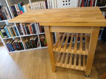 Ikea bekvam Rol Tafel/Keukeneiland beschikbaar voor biedingen