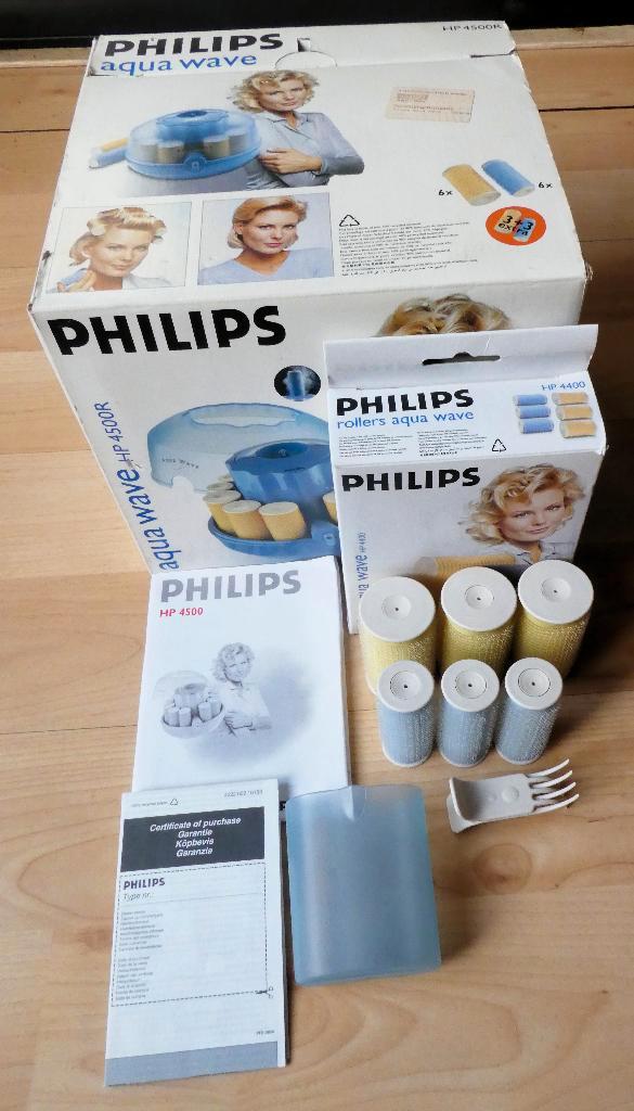 Aqua Wave Philips krulset stoom permanent krul set. z.g.a.n., Witgoed en Apparatuur, Persoonlijke-verzorgingsapparatuur, Zo goed als nieuw