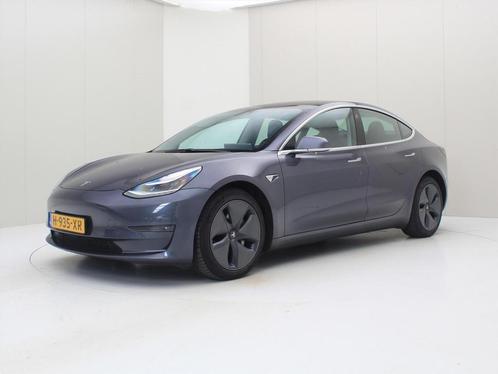 Tesla Model 3 Long-Range AWD 351pk 75 kWh [ COGNAC LEDER+AUT, Auto's, Tesla, Bedrijf, Te koop, Model 3, 4x4, ABS, Achteruitrijcamera
