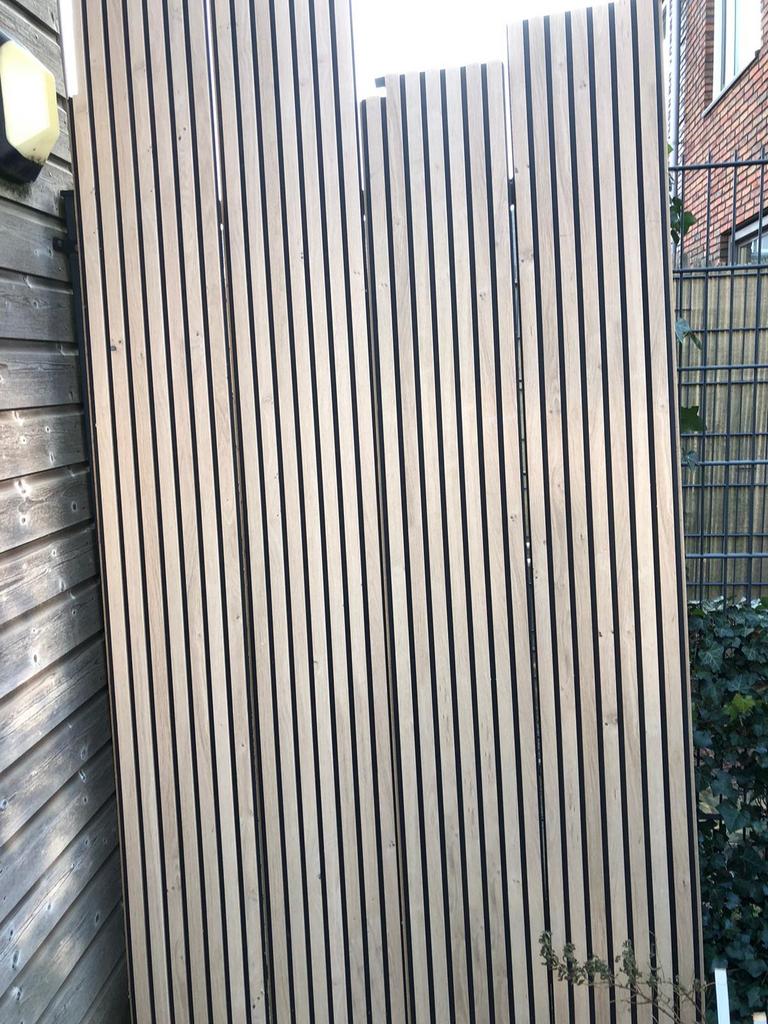Panelen 2stuks 30x220 en 2 stuks 30x270, Ophalen, Zo goed als nieuw, Hout, Minder dan 3 meter
