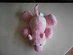 varken big merk ceba roze korrels in buik van velours 20 cm, Ophalen of Verzenden, Zo goed als nieuw, Overige typen