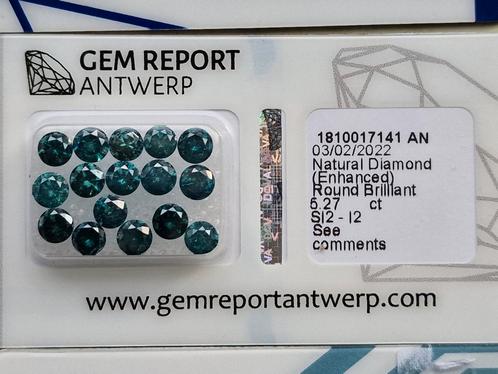 Diamant 5.27 ct met certificaat (van Gem report), Sieraden, Tassen en Uiterlijk, Edelstenen, Ophalen of Verzenden