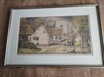 Jan Strube; Handgekleurde litho ; in Brabant, Antiek en Kunst, Ophalen of Verzenden