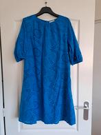 Blauwe broderie jurk maat 36 S Bonprix, Bonprix, Blauw, Ophalen of Verzenden, Zo goed als nieuw