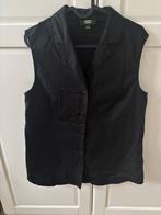 Gilet van linen, Maat 38/40 (M), Zwart, Ophalen of Verzenden, Zo goed als nieuw