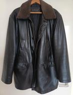 Leren heren winter jas Mt L ( 52/54), Ophalen, Maat 52/54 (L), Zwart, Gianni Mariolano