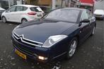 Citroën C6 2.7 HdiF V6 Exclusive Navi | Headup | Leer | Xen, Auto's, Citroën, Gebruikt, Beige, C6, Blauw