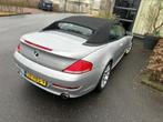 BMW 6-Serie 4.8 I 650 Cabrio AUT 2008 Grijs, Auto's, Automaat, 4 stoelen, Leder, USB
