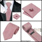 Dennis Gadgets: 100 % zijden stropdas ( 3 delig !! ) DG0728, Nieuw, Met patroon, Ophalen, Rood
