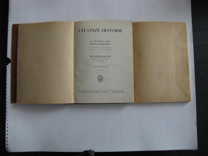 Uit onze Historie , Leerboek der Vaderlandse Geschiedenis, Boeken, Overige Boeken, Gelezen, Ophalen of Verzenden