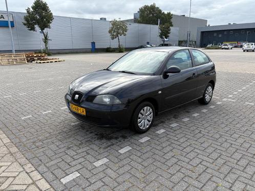 Seat Ibiza 1.4 16V 55KW 2003 Zwart, Auto's, Seat, Particulier, Ibiza, Airbags, Bluetooth, Centrale vergrendeling, Elektrische ramen
