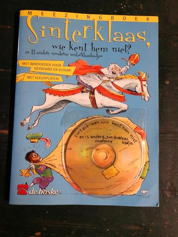 Sinterklaas Liedjesboek met CD beschikbaar voor biedingen