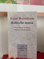 R. Boomkens - Kritische massa, Ophalen of Verzenden, Zo goed als nieuw, R. Boomkens