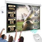 Projectiescherm beamerscherm 85" 99" 100" 113: GRATIS BZRGD!, Audio, Tv en Foto, Projectieschermen, Nieuw, Handmatig, Verzenden