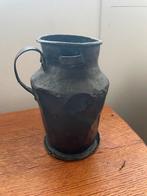 Authentieke Tinnen Kan - Renesse/Schiedam, Overige materialen, Gebruikt, Zwart, Ophalen of Verzenden