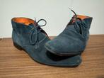 Santoni schoenen maat 47, Blauw, Ophalen of Verzenden, Santoni, Gedragen